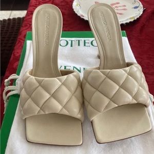 Bottega Veneta Quilted Leather Mules